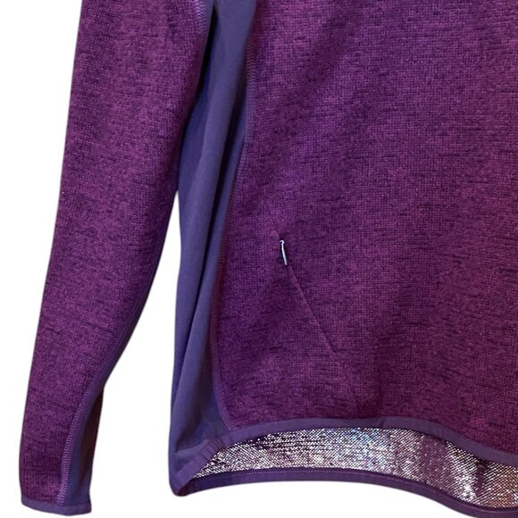 Columbia Omni-Heat Reflective ¼ Zip Pullover Purple Wicking Gorpcore Hiking-XL - Picture 4 of 13